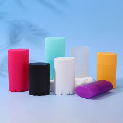 Tubo de Desodorante Plástico PP Personalizado no Atacado de 35g 50g 75g com Design Twist-Up