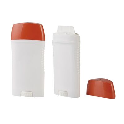 50g 80g Capacidade Vazio Desodorante Stick com Cor Personalizada e Mecanismo Twist-Up para Recipiente de Desodorante Recarregável