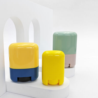 Container de desodorante recarregável com capacidade de 15/35/50/75g em cor personalizada e material plástico PP