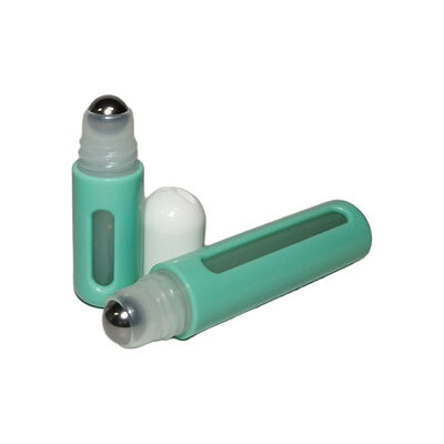 5/10 ml de rolo à prova de vazamento na garrafa com cordel de pulso para recipiente cosmético Logotipo personalizado disponível