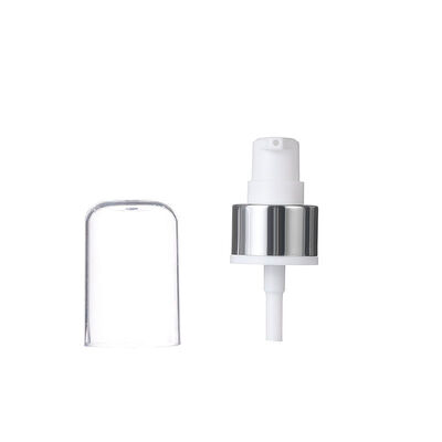 Bomba de Creme Cosmético com Tamanho de Gargalo 20/410 e 24/410 com Impressão UV e Fechamento Rosqueável Bomba de Loção Plástica