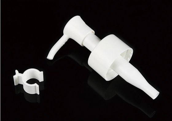 Bomba de loção PP personalizada com clip para cuidados com a pele 24/28mm