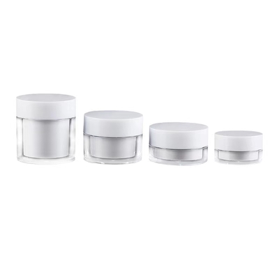 Pote de creme AS PP Double Shell 30g 50g Personalizável