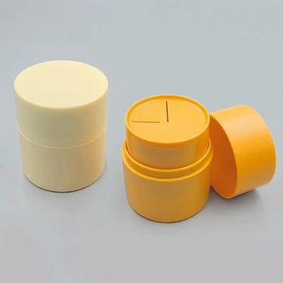 Frasco cosmético de plástico PP de 50g para creme de limpeza